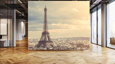 Tour Eiffel in Paris Wall mural