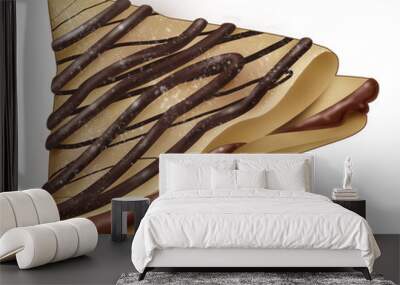 Crepe with chocolate Wall mural