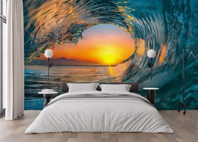 Sea water ocean wave Wall mural