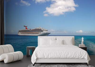 caribbean cruise ship Wall mural