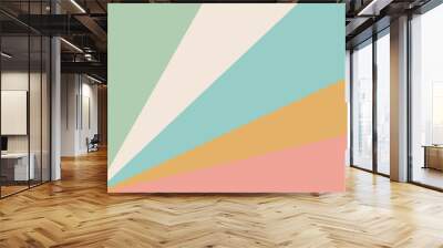 elegant soft color background triangle Wall mural