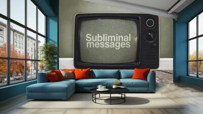 subliminal messages Wall mural