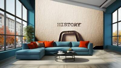 History concept view Wall mural