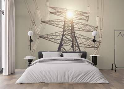 Power line Wall mural