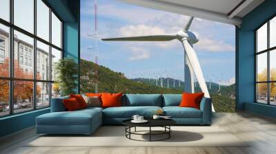 Wind energy concept Wall mural