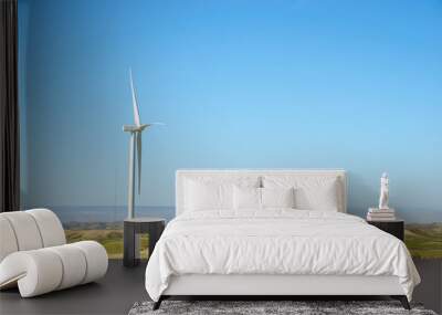 Wind turbine generator for sustainable electricity production Wall mural