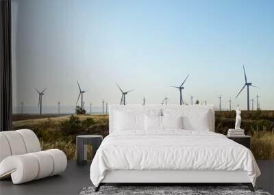 Wind turbine generators for renewable electricity production Wall mural