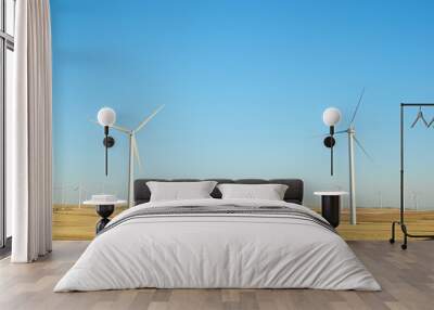 Wind turbine generators for sustainable electricity production Wall mural