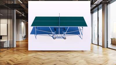 3d render  Ping pong,Table tennis, isolated on white background Wall mural