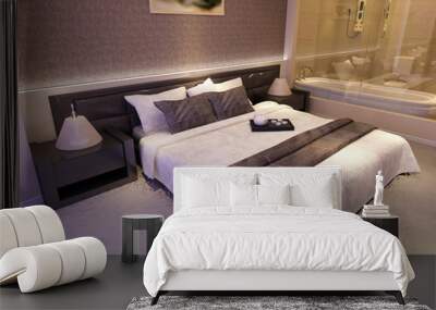 rendering bed room,so comfortable. Wall mural