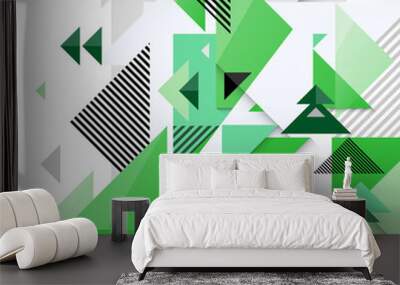 Abstract geometry background Wall mural