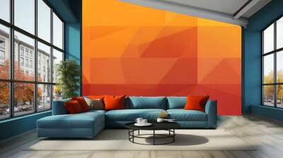 ultra-wide abstract orange gradient background Wall mural