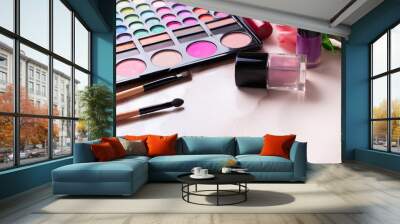 Set of decorative cosmetics Wall mural