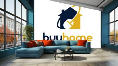 Rent Home Logo, Buy Home Logo, Find Home Logo Vector Wall mural