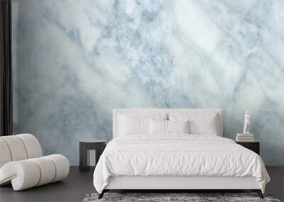 Blue marble texture background, abstract marble texture (natural patterns) for design. Wall mural