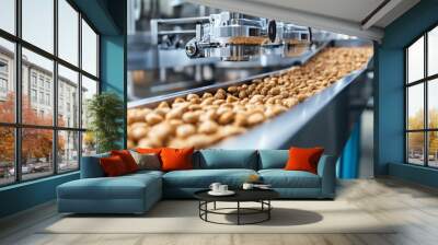 snack on the machine in factory Wall mural