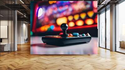 the joystick is the best arcade game in the world Wall mural