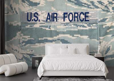 us air force tigerstripe digital camouflage uniform with badge Wall mural