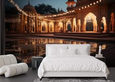 Reflective Palace Lights Wall mural