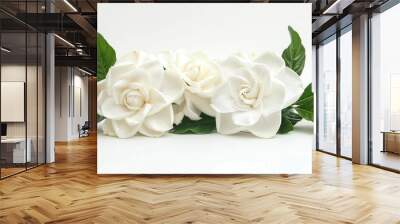 Three White Gardenias Wall mural