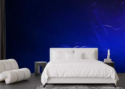 Abstract Blue Swirls Wall mural