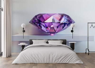 3D Diamond Shaped Backdrop Wall mural