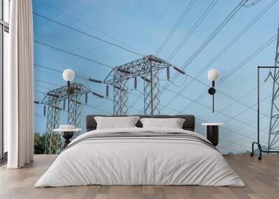 Power Transmission Pole Wall mural