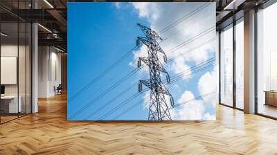 Power Transmission Pole Wall mural