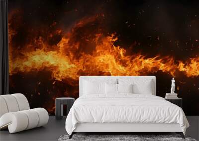 fire background  Wall mural