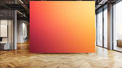 Abstract Gradient Background: Red to Yellow Wall mural