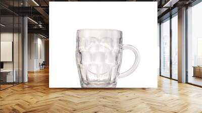 beer mug on a white background Wall mural