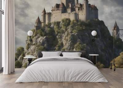 Castle on the hill Wall mural