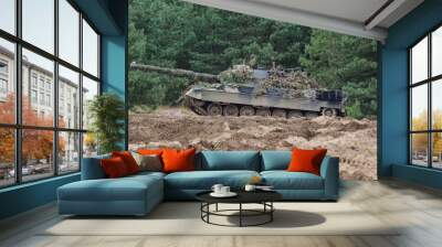 TANK - Old German combat vehicle Wall mural