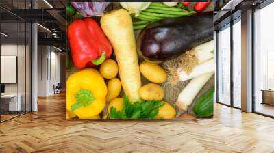 fresh and healthy vegetables from market Wall mural