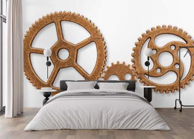 gear wheels as part of teamwork Wall mural