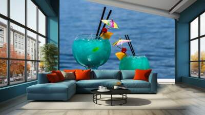 Fish Bowl cocktail Wall mural