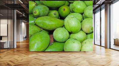 green mangoes in the markets Wall mural