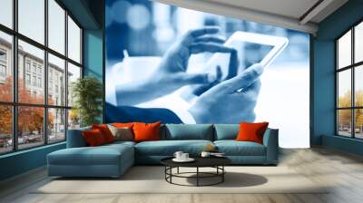 Business technology Wall mural