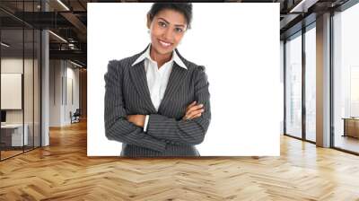 Confident African American businesswoman Wall mural