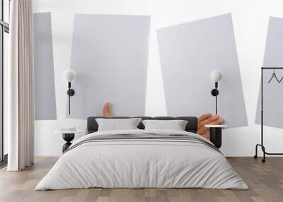 various blank cardboard Wall mural