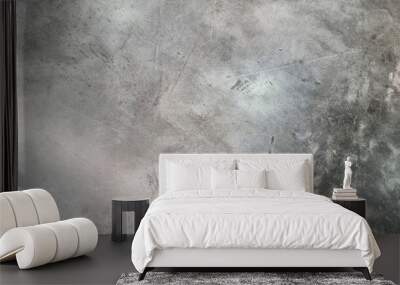 grey polished concrete floor use as background with space for design. dirty and grungy cement and co Wall mural