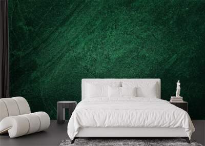 luxury dark green stone texture for background. beautiful texture decorative rock for backgrounds. Wall mural