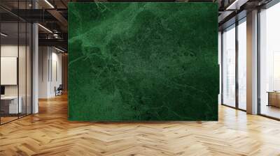 luxury Italian green stone pattern background. green stone texture background with beautiful soft mineral veins. emerald color marble natural pattern for background, exotic abstract limestone. Wall mural