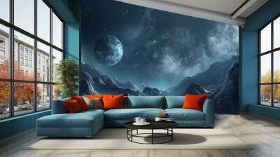 The space exploration project captivated the world's imagination, sparking a renewed interest in interstellar travel and the mysteries of the cosmos. Wall mural