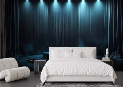 spotlight on stage Wall mural