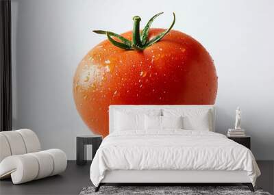 tomato isolated on white background Wall mural