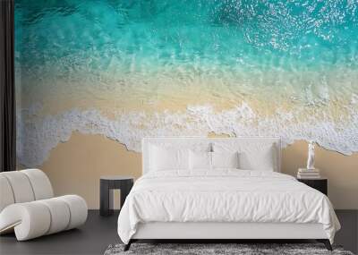 wave on the beach Wall mural