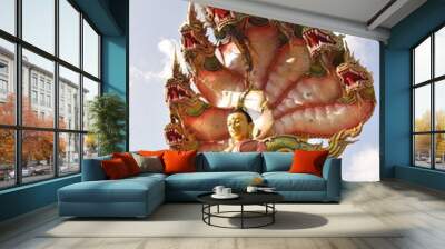 giant statue Wall mural