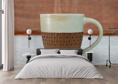 Coffee Mug on Table Wall mural