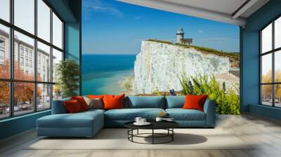 lighthouse on the rocks Wall mural